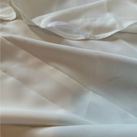 Simple Open Back Fit and Flare Wedding Dress - Picture 9 of 14